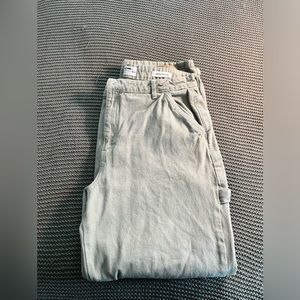 Green carpenter jeans